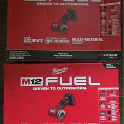 NEW Milwaukee M12 FUEL 3" Compact Cut Off Tool Kit