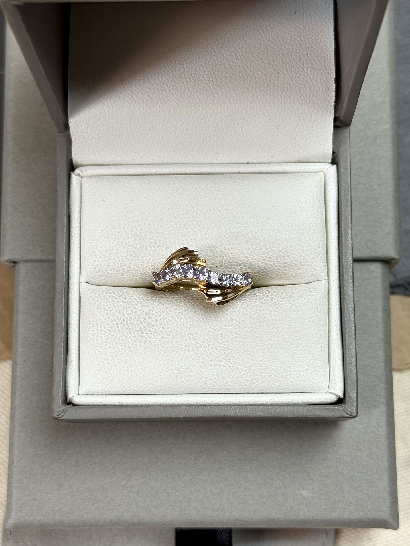 14k Yellow Gold Tanzanite Ring