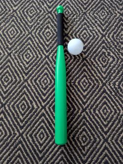 Plastic Baseball Bat and Ball Set