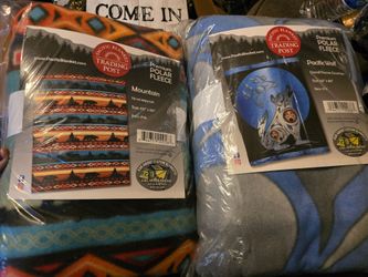 Pacific Blanket Trading Post Fleece Blankets