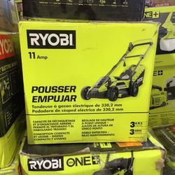 RYOBI 13 in. 11 Amp Corded Electric Walk Behind Push Mower