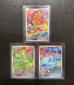 Pokemon First Partner Illustration Collection Series 3 – Hoenn Promo Set (Treecko, Torchic & Mudkip)