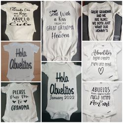 🌟 Custom Baby Onesies — Personalized, Funny, Cute & Holiday Designs! 🌟 (PICK UP ONLY NE 93306)