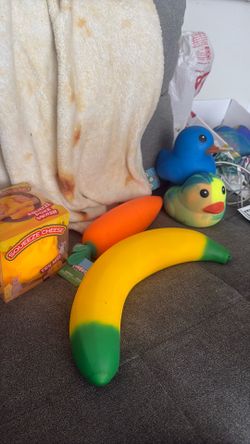 Squeezy and Laffy squish