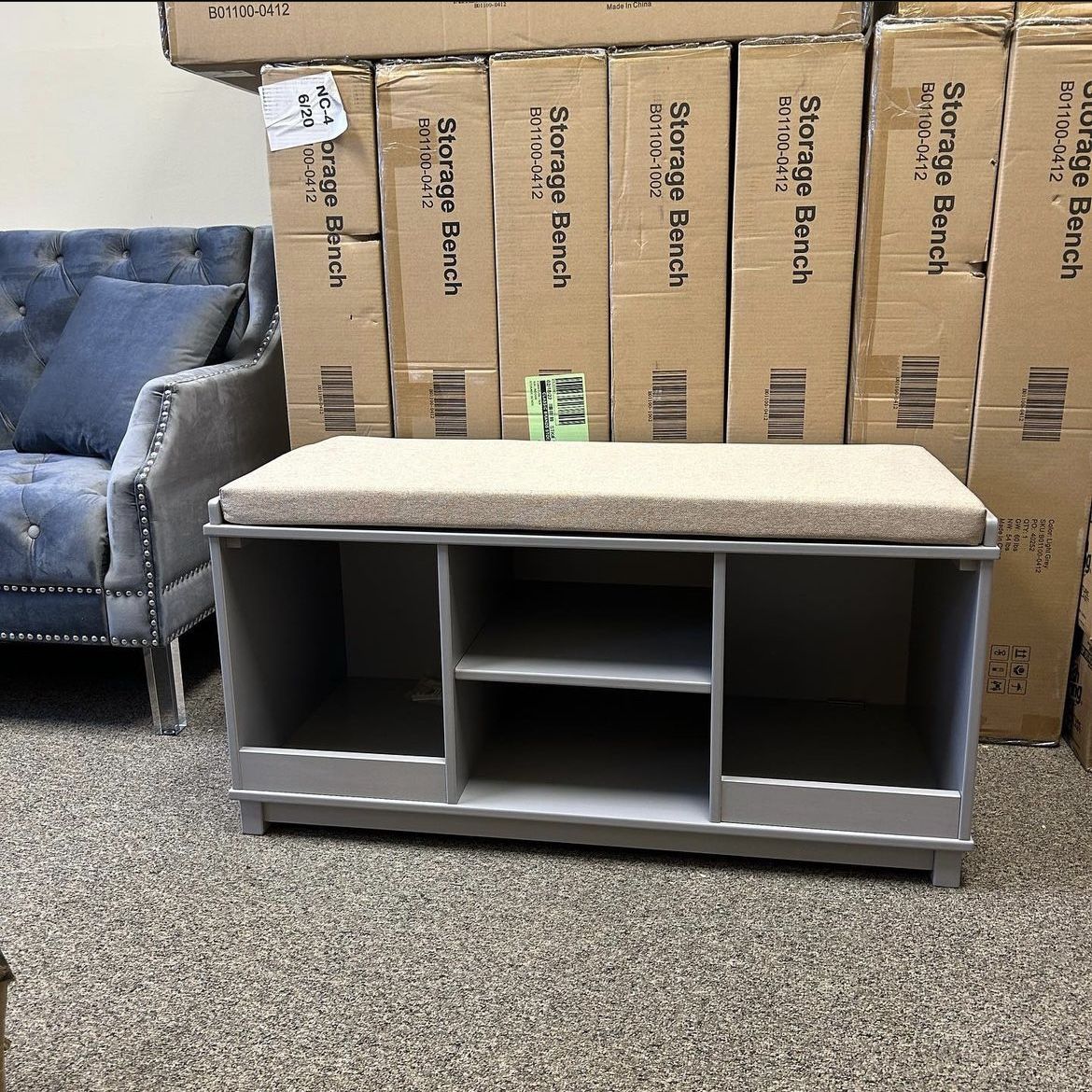 Classic Brand Jack and Jill Storage Bench