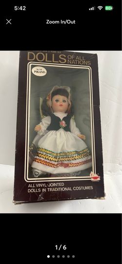 Dolls of All Nations Made in Hong Kong Movable eyes 7.5" Poland