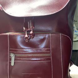 Hand Made Leather Texas A&M Backpack 