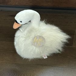 Beautiful stuffed swan