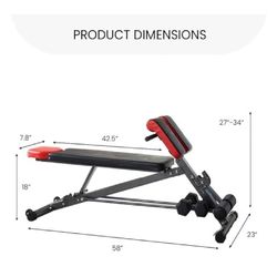 Multi Functional Weight Bench 