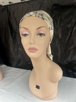 Vintage-Style Female Mannequin Bust – Wig Hat Jewelry Display – Painted Face