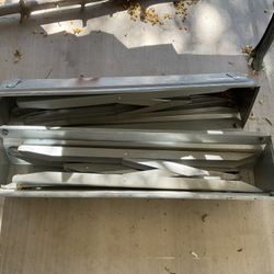 Pair Of Metal Saw Horses