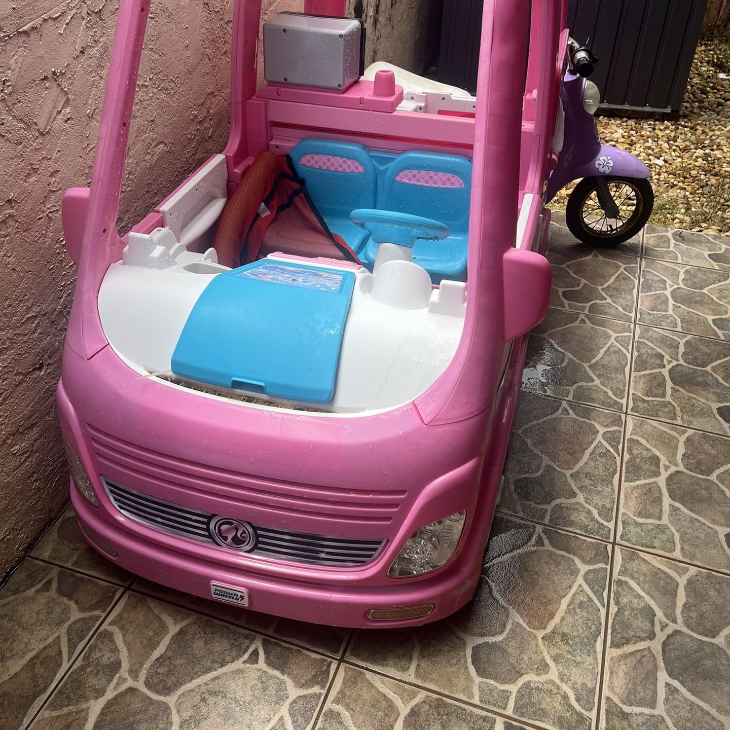 Barbie dream camper van power wheels hotsell