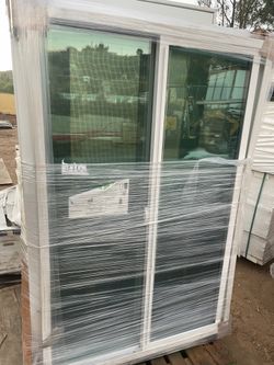 New large vinyl windows 48x72