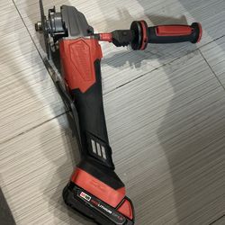 Milwaukee Grinder M18 Fuel 18v Lithium -Ion Brushless . Drill 2606-20, Battery  and A Charger  