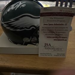 Desean Jackson Autographed Mini Helmet