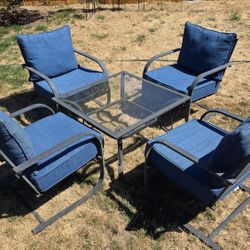 Outdoor Seating With Table 5 Pc