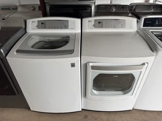 Lg washer and electric dryer He 3.7&7.4 cuft