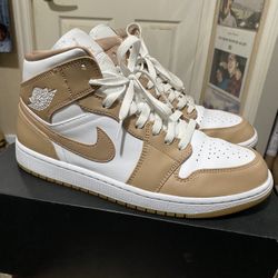 Jordan 1 Mid Tan Gum Size 11