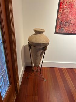 Beautiful standing artisan vase
