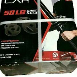 50lb Cap Olympic weight set Brand new Pickup only near Spring
