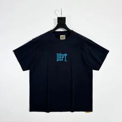 Gallery Dept Lettering Logo Cotton T Shirt Unisex Black