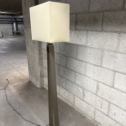 Brushed Nickel floor lamp
