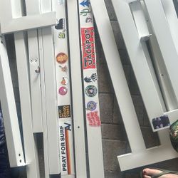 Free: White Metal Loft Bed 