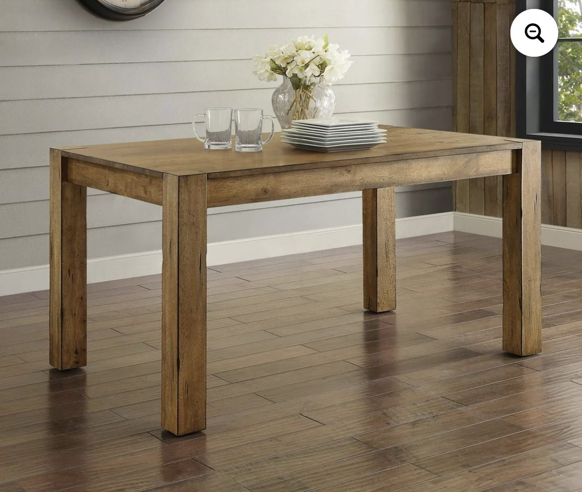 BRAND NEW - Better Homes & Gardens Bryant Solid Wood Dining Table - Rustic Brown