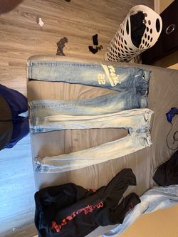 Amiri Jean,serenade,hoodie,blue jeans