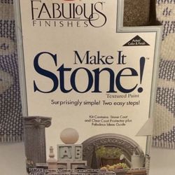 Krylon Make It Stone Fleckstone Spray Paint Kit Brownstone