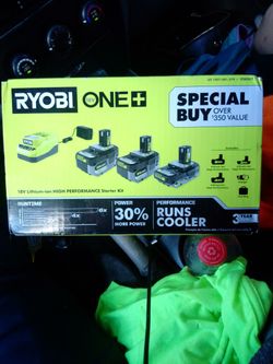 Ryobi 18v Lithium Ion High Performance Startér Kit