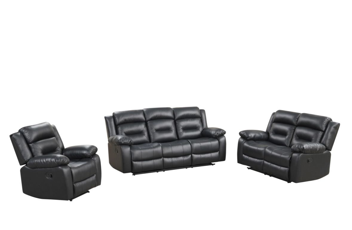 Brand New 3-Piece Marcus Reclining Sofa Loveseat Chair Available To Gggg