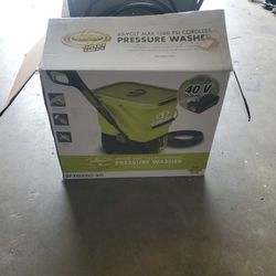 Sunjoe Cordless Pressure Washer 