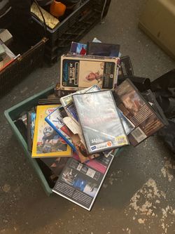 Movie DVD lot and vhs tapes