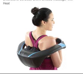 Brookstone Cordless Gronk Shiatsu Massager with Heat