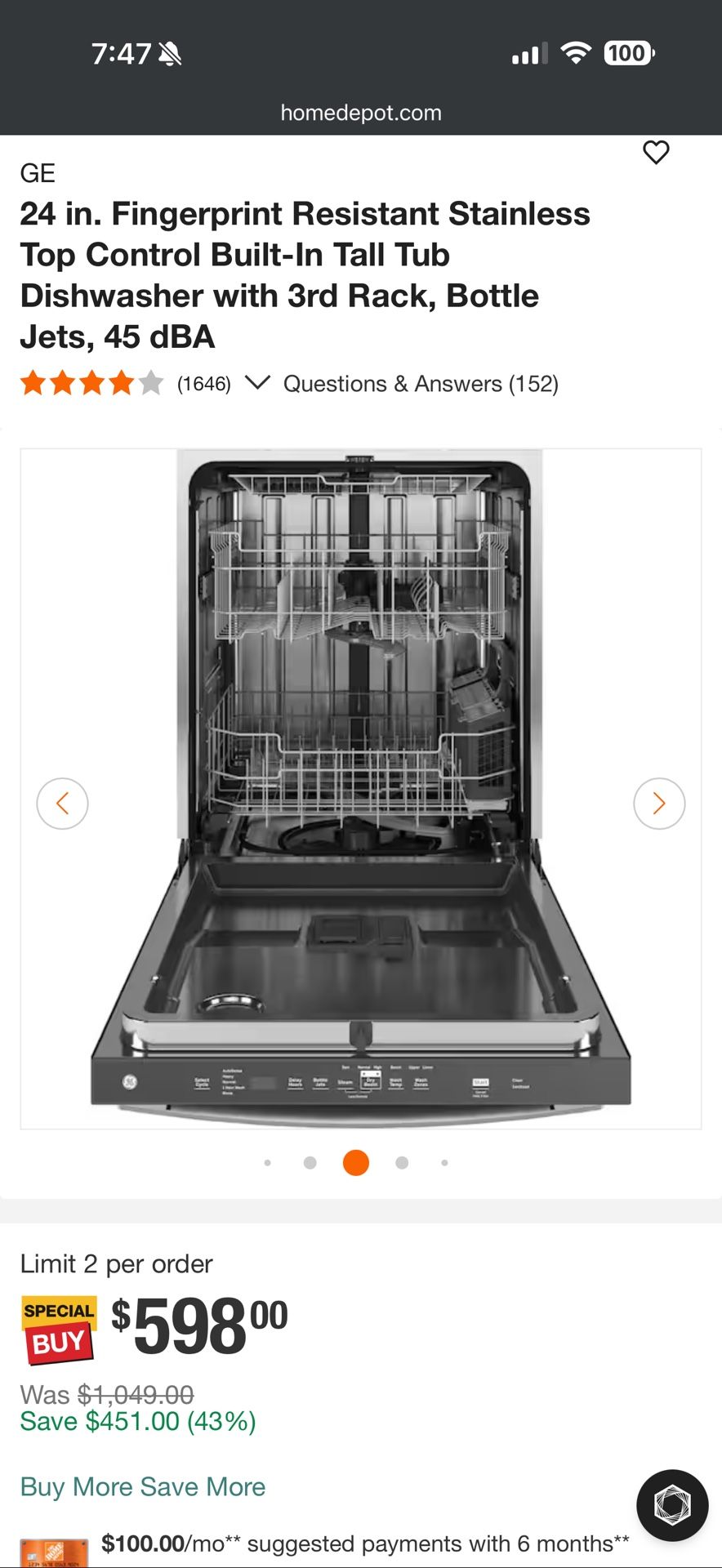 deep dishwasher