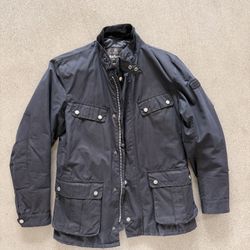 Barbour International Duke Waxed Cotton Jacket Medium 
