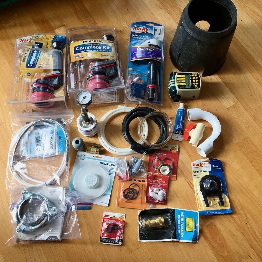Assorted Lot of Plumbing Parts and Supplies