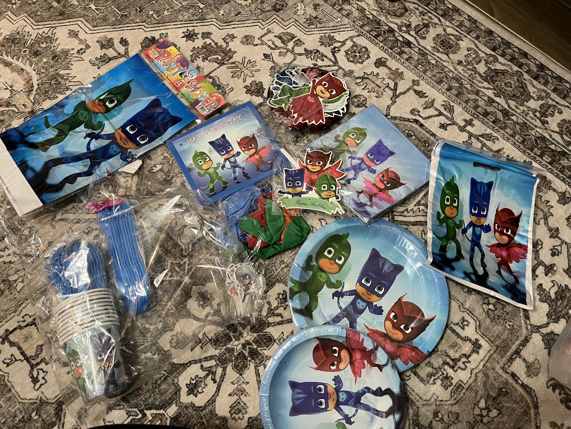 Pj Mask Birthday Party Supplies