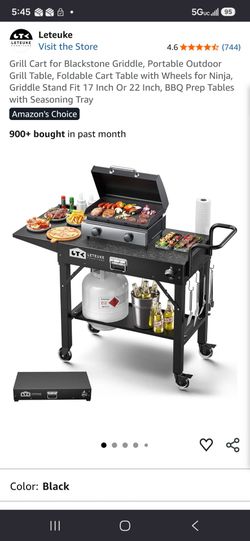 Folding Grill Cart.