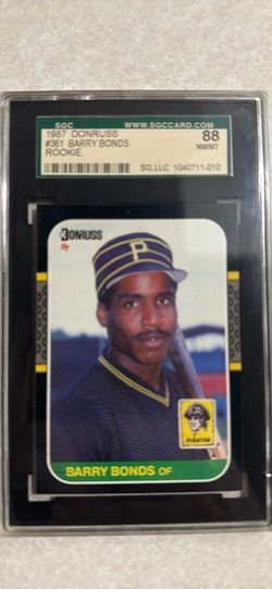 1987 Donruss Barry Bonds #361 88NM/MT