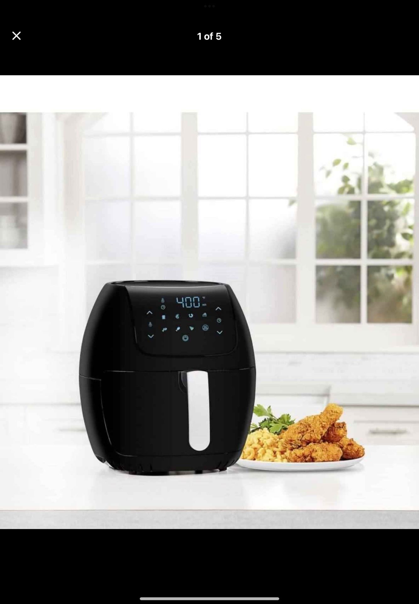PowerXL 8-Quart Air Fryer family size, Serves 7+