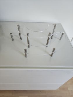 3 Tier Transparent Acrylic Display Atand