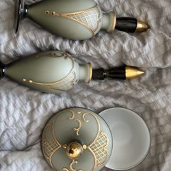 Antique perfume set