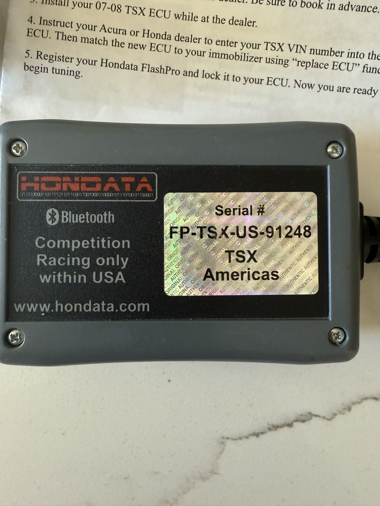 UNLOCKED Hondata FlashPro For 2004-2008 Acura TSX