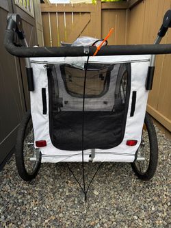 Dog/pet bike trailer/stroller
