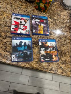 Pre-owned collection of four PlayStation 4 games