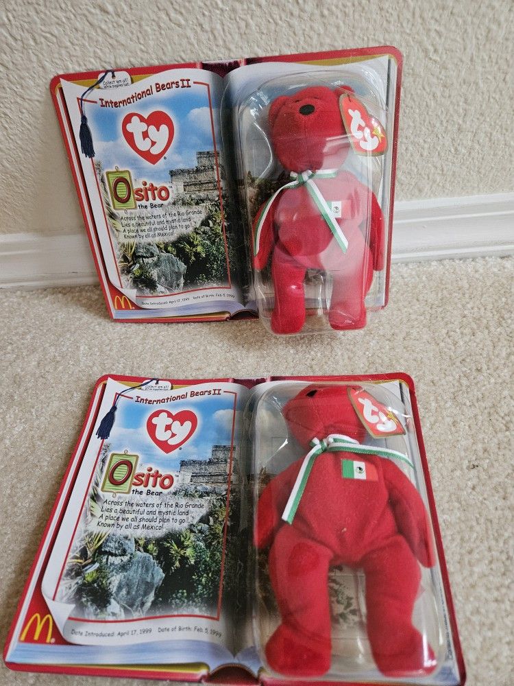 Ty Beanie Bears Collectable Bears International Bears II Osito Bear