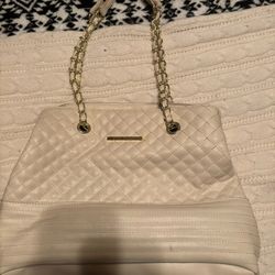 Steve Madden White Purse 