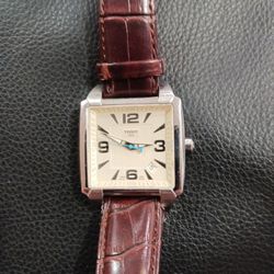 Tissot Wristwatch *Swiss Made*  With Genuine Leather Band  